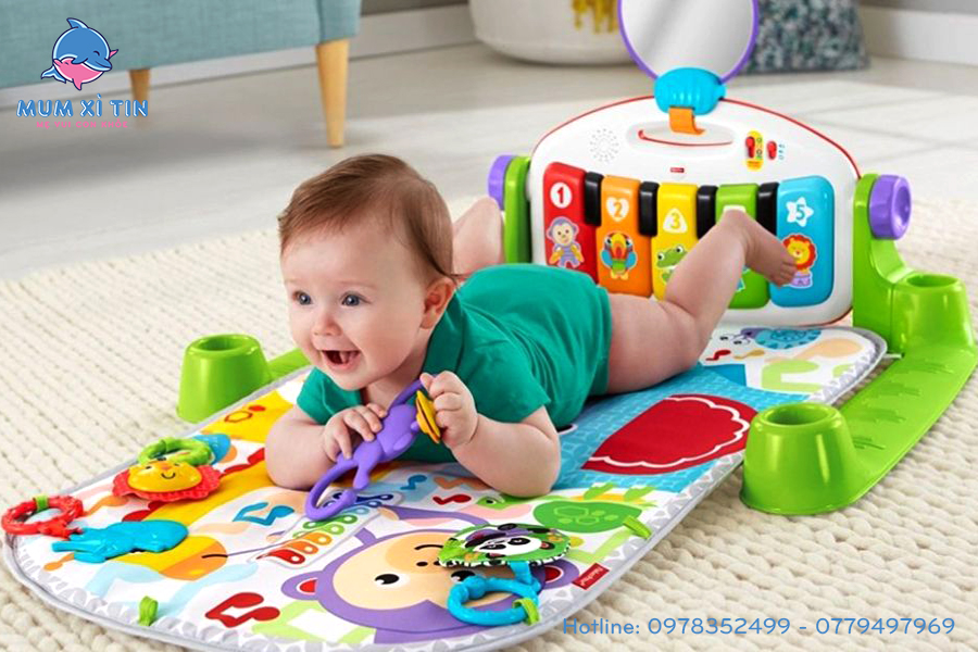 Thảm chơi piano chính là món đồ chơi thích hợp nhất cho trẻ từ 1-2 tuổi